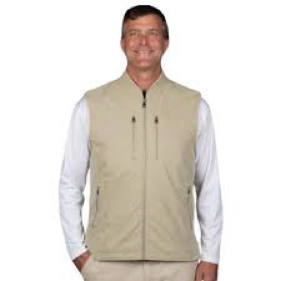 SCOTTeVEST The 101 Vest Khaki Utility Travel Full Zip Mens Medium W/ Attachments - Picture 9 of 9